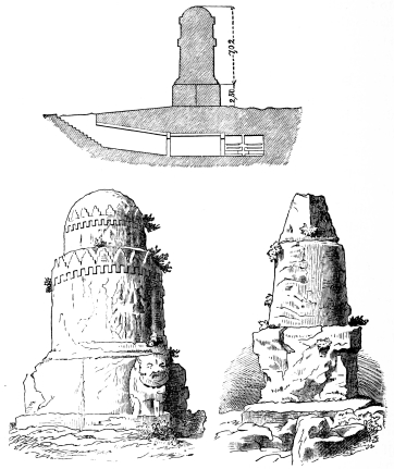 Fig. 95.—The Monuments El-Meghazil of Amrith.