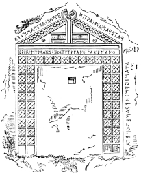 Fig. 118.—Phrygian Rock-cut Tomb near Doganlu.
