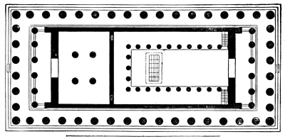 Fig. 157.—Plan of the Parthenon.
