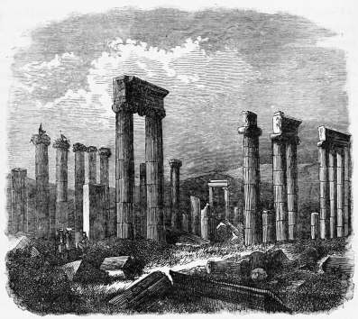 Fig. 171.—Temple Ruin at Aphrodisias.