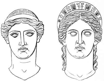 Fig. 218.—Head of Hera, in Naples.