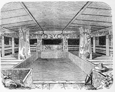 Fig. 252.—Interior of a Tomb at Cervetri.
