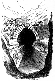 Fig. 53.&mdash;Channel under the Southeastern
Palace, Nimrud.