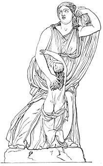 Fig. 223.&mdash;Central Figure of the Niobids. (Florence.)