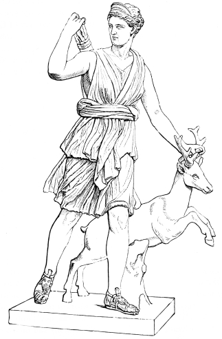 Fig. 241.&mdash;Artemis of Versailles.