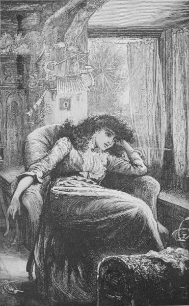 Frontispiece.
Her face turned towards the window.