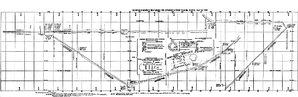 Diagram Showing New Lines and Grades in River Tunnel
            North, May 13, 1908