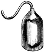 India-rubber bag with hose