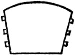 Back or front panel of wheelbarrow