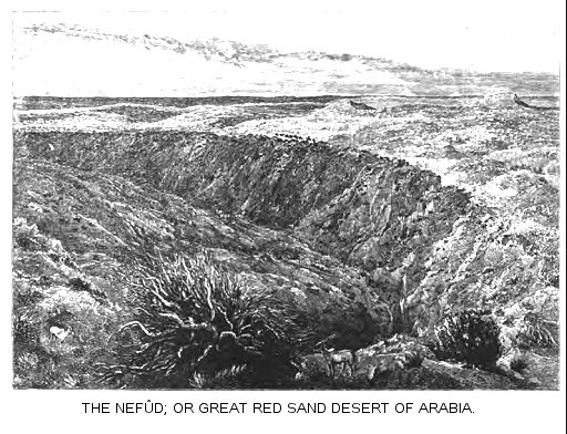 The Nefûd, or Great Red Sand Desert of Arabia