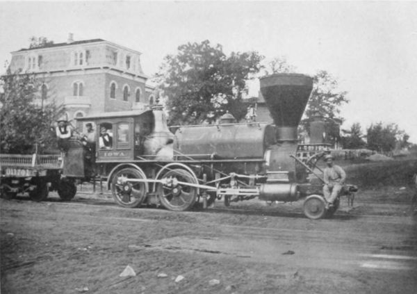 C. &. N. W. WOOD BURNING ENGINE, 1879
