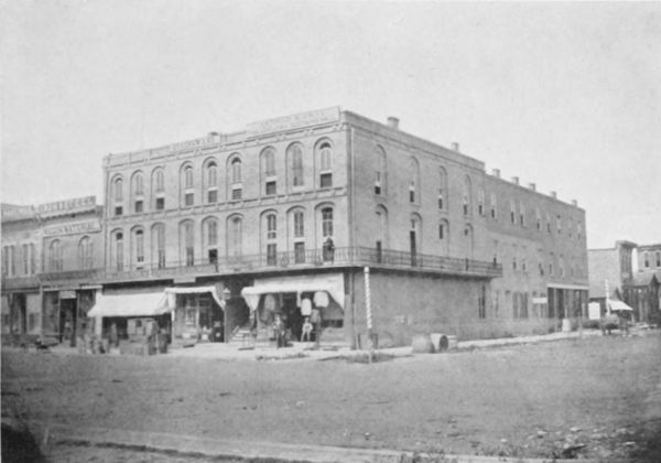 FIRST STREET, CORNER SECOND AVENUE, IN 1869