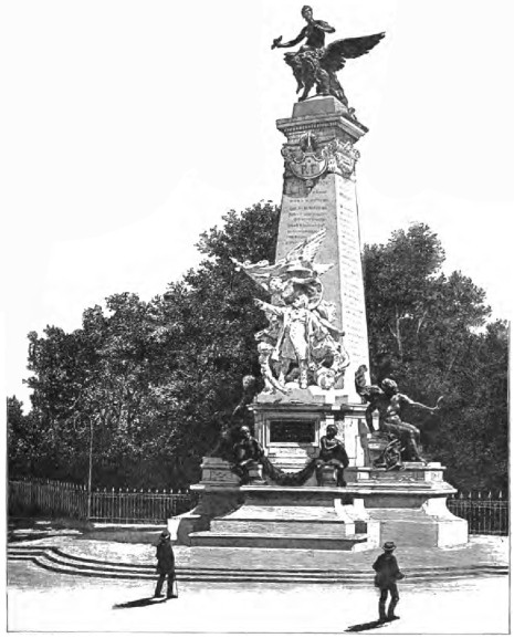 MONUMENT TO GAMBETTA, PLACE DU CARROUSEL.