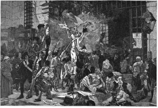 THE CONQUERORS OF THE BASTILLE.

(From the Painting by François Flaming.)