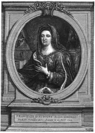 MADAME DE MAINTENON.

(From an old Print.)