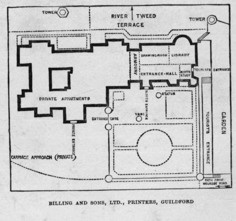 Plan of Abbotsford and grounds