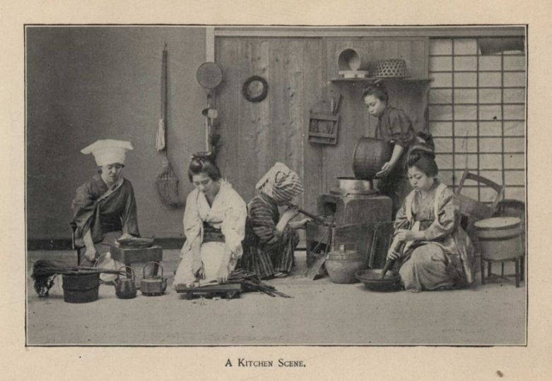 A Kitchen Scene.