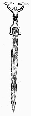 Sword with bronze hilt