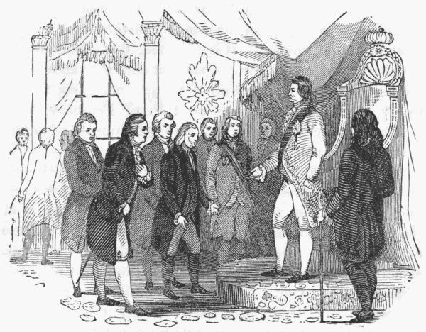 American Commissioners before the Court of Louis XVI.