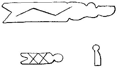 Fig. 443.—Tzi-daltai amulet (Apache).