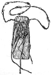 Fig.
446.—Tzi-daltai amulet (Apache).