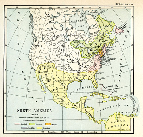 Illustration: North America 1650
