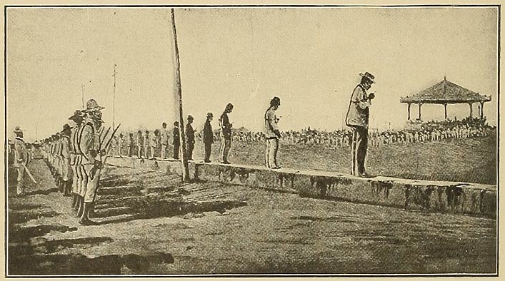 An Execution of Insurgent Chiefs on the Luneta.