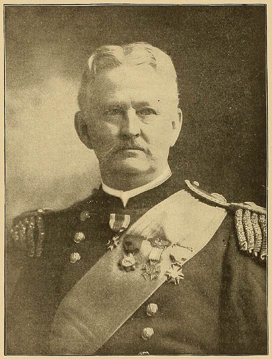 General Wesley Merritt, American Commander of the Military Forces at Manila.
