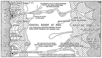Fig. 65—Regional diagram to show the physical relations
in the coastal desert of Peru. For location, see Fig. 20.