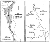 Fig. 67—Irrigated and irrigable land in the Ica Valley
of the coastal desert of Peru.