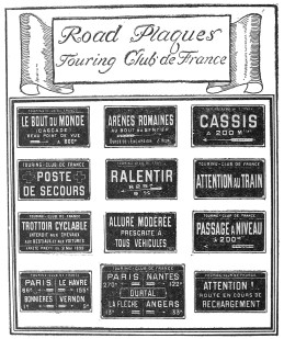 Road Plaques
Touring Club de France