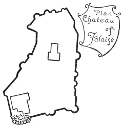 Plan Chateau of Falaise