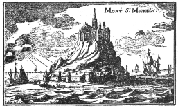 Mont St. Michel in 1657