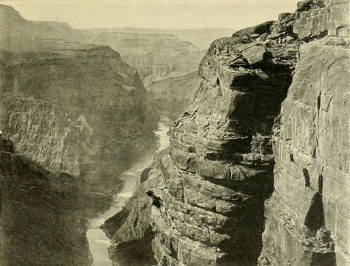 The Inner Gorge of
the Grand Canyon at the foot of Toroweap.