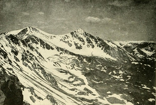 Gray’s Peak, 14,341 feet. Torrey’s Peak, 14,336 feet.