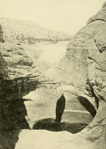 Pot-hole in
Intermittent Water Course, Glen Canyon.