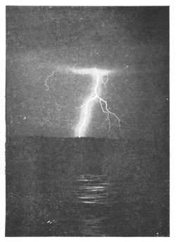 Fig. 16. Photograph of a lightning flash.