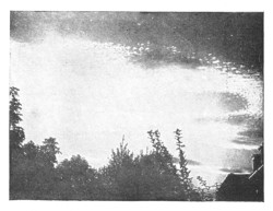 Fig. 17. A sky flecked with clouds high in the air.