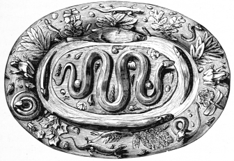 Fig. 17.—Palissy Dish. (Soltykoff Coll.)