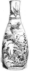 Fig. 119.—Satsuma Vase. Height, 7½ in. (J. W. Paige
Coll., Boston Museum of Fine Arts.)