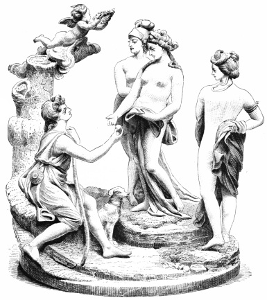 Fig. 226.—Old Sèvres Biscuit. Judgment of Paris. (August
Belmont Coll.)