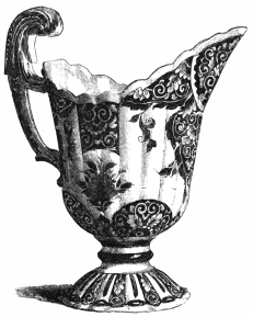 Fig. 234.—Rouen Cup. Lambrequin Decoration.