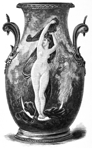 Fig. 242.—Luna Vase. Haviland Faience. (Mrs. William H.
Dannat Coll.)