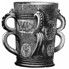 Fig. 320.—Staffordshire Tyg, or Drinking-cup.