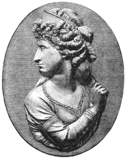Fig. 323.—Cameo Medallion, by Flaxman. Mrs. Siddons as
Lady Macbeth.