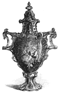 Fig. 345.—Chelsea Porcelain Vase.