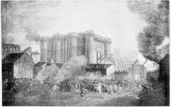 The Capture of the Bastille.

From an anonymous contemporary painting now in the Hôtel Carnavalet.