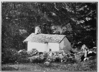 A mountain chapel near Zermatt where special prayers are
offered for defence against avalanche.

To face p. 59.