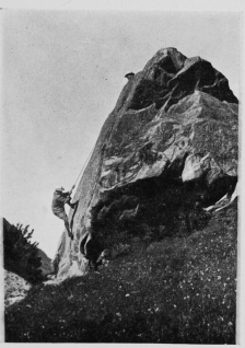 Boulder practice on an off day.

To face p 148.