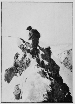 A narrow rock ridge. By Mr. Leonard Rawlence.